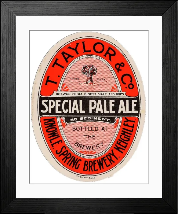 Framed Print : Timothy Taylor Special Pale Ale Framed Print : Timothy Taylor Special Pale Ale