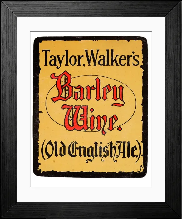 Framed Print : Taylor Walker's Barley Wine Framed Print : Taylor Walker's Barley Wine