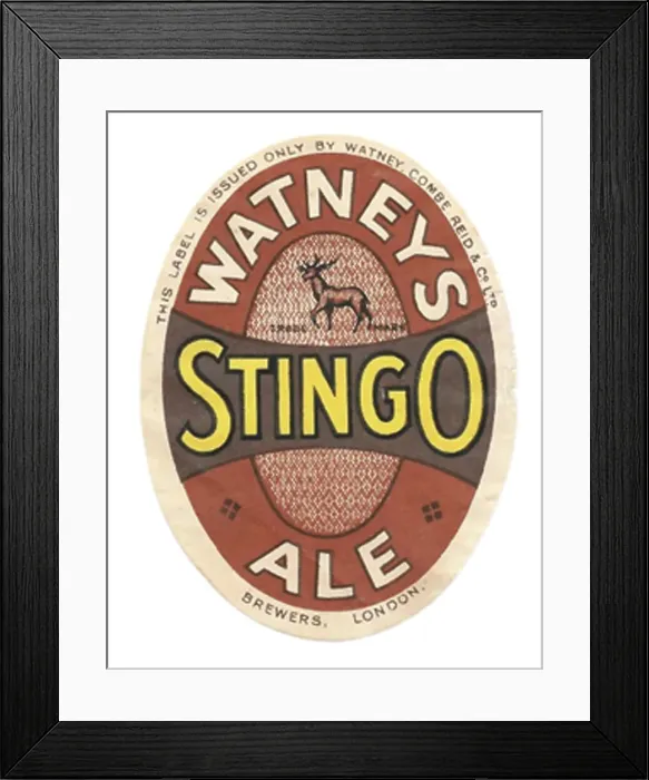 Framed Print : Watneys Stingo Ale Framed Print : Watneys Stingo Ale