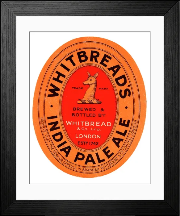 Framed Print : Whitbread India Pale Ale Framed Print : Whitbread India Pale Ale