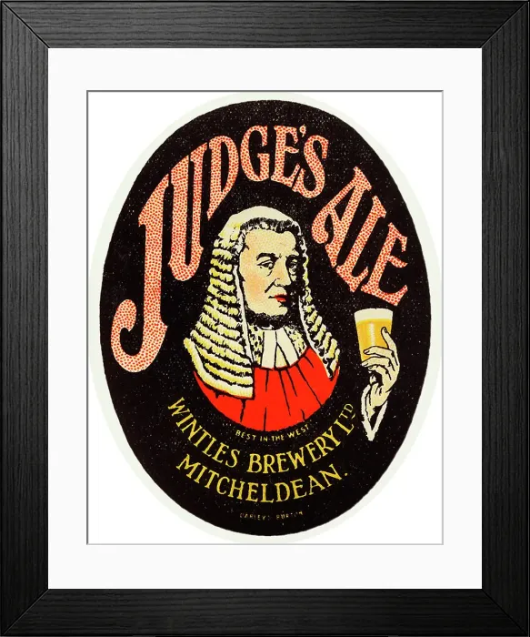 Framed Print : Wintles Judge's Ale Framed Print : Wintles Judge's Ale