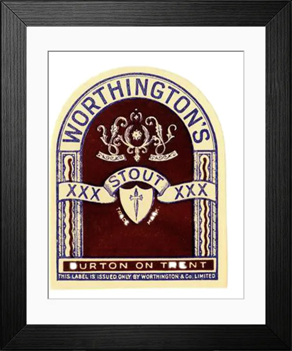 Framed Print : Worthington's XXX Stout Framed Print : Worthington's XXX Stout