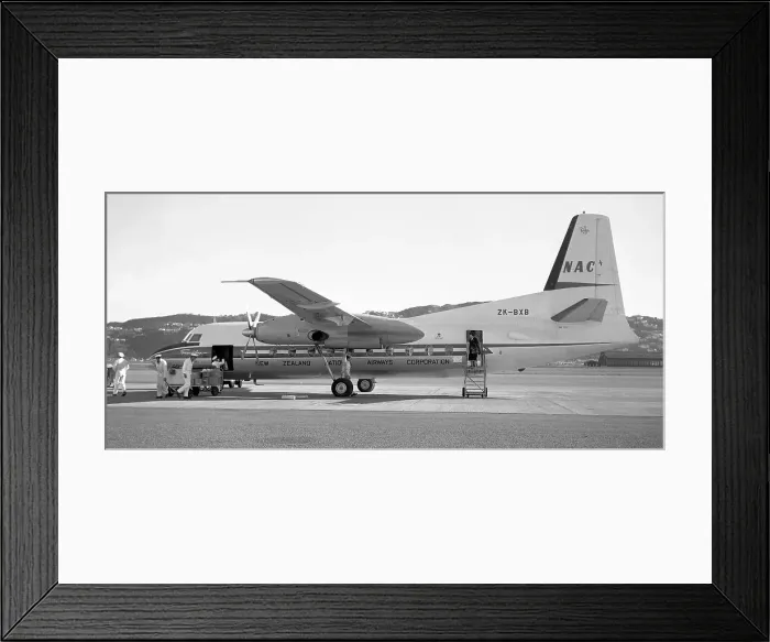 Framed Print : Fokker F27 Friendship ZK-BXB Kotuku Framed Print : Fokker F27 Friendship ZK-BXB Kotuku