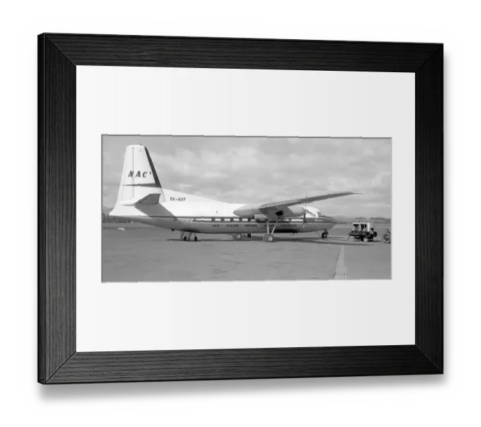 Framed Print : Fokker F27 Friendship ZK-BXF Karuwai Framed Print : Fokker F27 Friendship ZK-BXF Karuwai