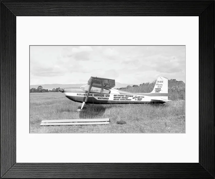 Framed Print : Cessna 180 ZK-BJU Framed Print : Cessna 180 ZK-BJU