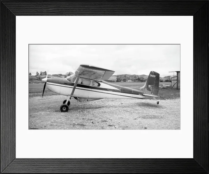 Framed Print : Cessna 180D ZK-BZV Framed Print : Cessna 180D ZK-BZV