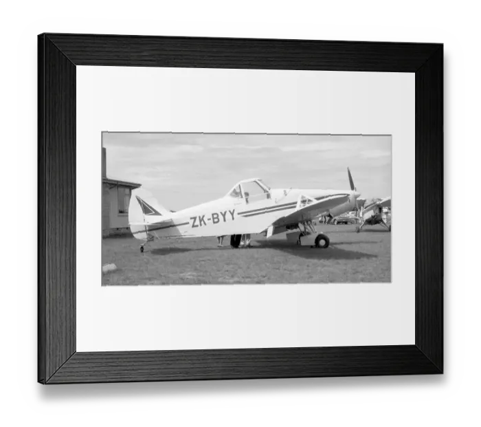 Framed Print : Piper PA-25-235 Pawnee ZK-BYY Framed Print : Piper PA-25-235 Pawnee ZK-BYY