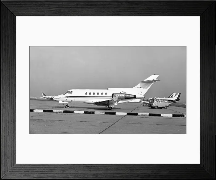 Framed Print : Hawker Siddeley HS. 125-600B G-BCJU Framed Print : Hawker Siddeley HS. 125-600B G-BCJU