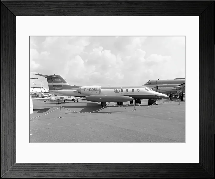 Framed Print : Gates Learjet 35 D-CONI Framed Print : Gates Learjet 35 D-CONI