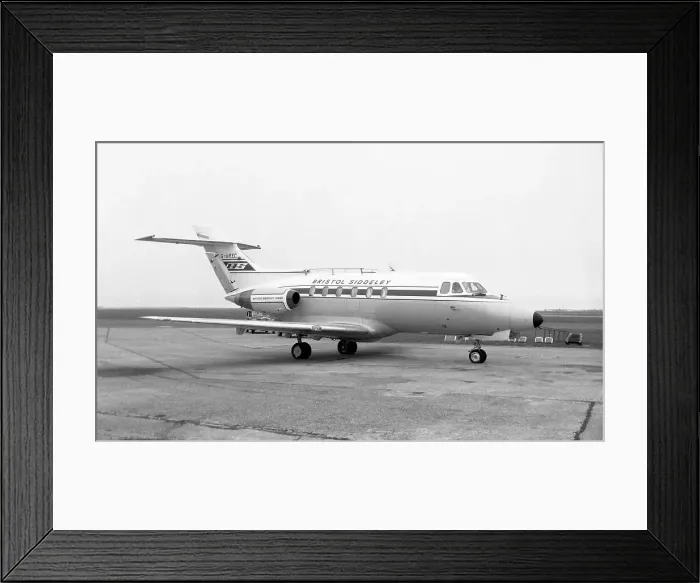 Framed Print : Hawker Siddeley HS. 125 Series 1 G-ARYC Framed Print : Hawker Siddeley HS. 125 Series 1 G-ARYC