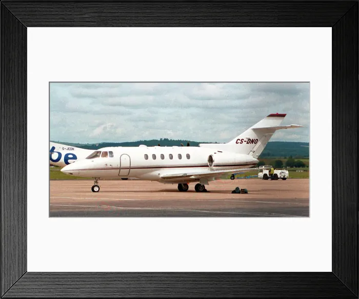 Framed Print : Raytheon Hawker 800XP CS-DNO Framed Print : Raytheon Hawker 800XP CS-DNO