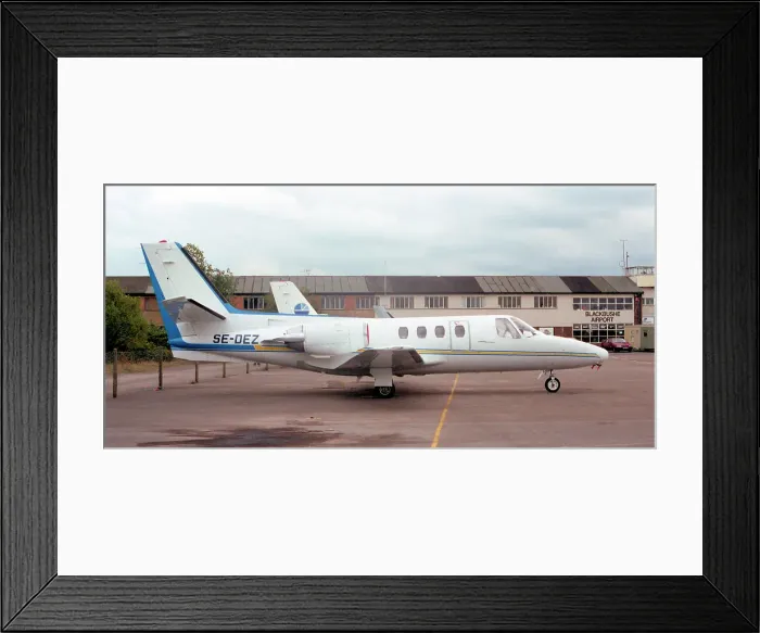 Framed Print : Cessna 500 Citation I SE-DEZ Framed Print : Cessna 500 Citation I SE-DEZ