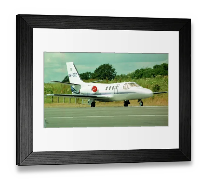 Framed Print : Cessna 500 Citation I VP-BGE Framed Print : Cessna 500 Citation I VP-BGE