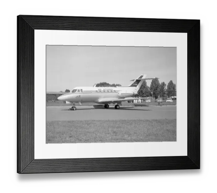 Framed Print : Hawker Siddeley HS. 125 Series 1 F-BKMF Framed Print : Hawker Siddeley HS. 125 Series 1 F-BKMF