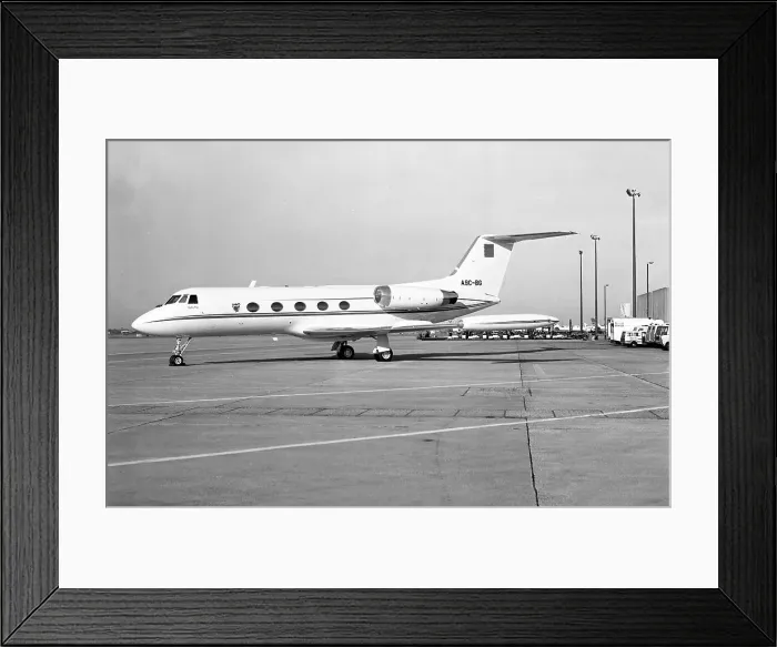 Framed Print : Grumman G-1159 Gulfstream II A9C-BG Framed Print : Grumman G-1159 Gulfstream II A9C-BG