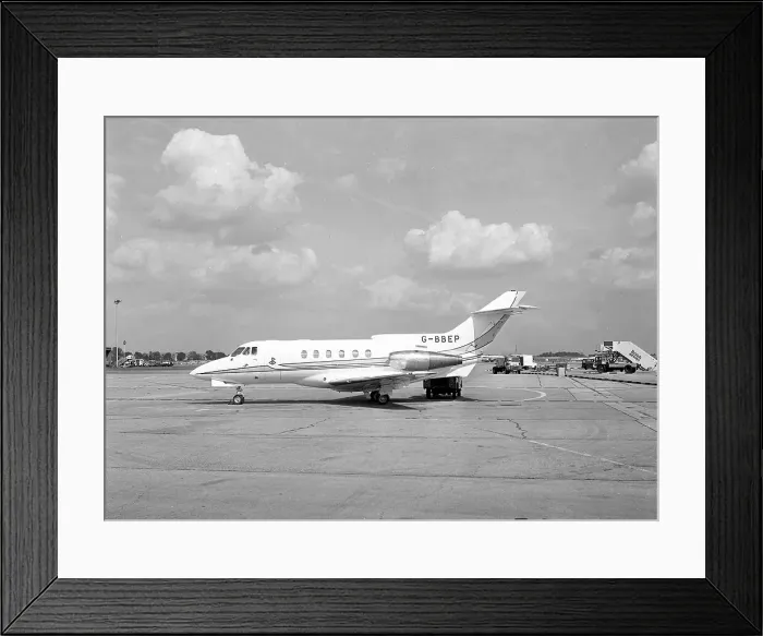 Framed Print : Hawker Siddeley HS. 125-600B G-BBEP