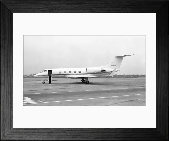 Framed Print : Gulfstream III F-GDHK Framed Print : Gulfstream III F-GDHK