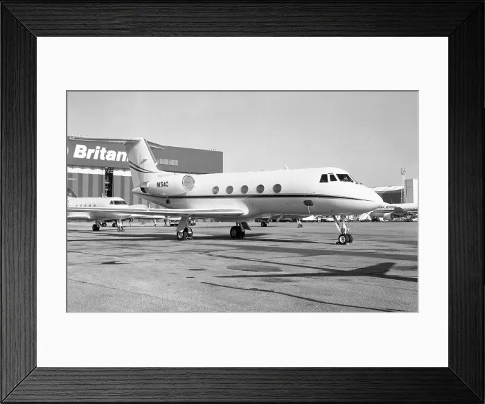 Framed Print : Grumman G-1159 Gulfstream II N154C Framed Print : Grumman G-1159 Gulfstream II N154C