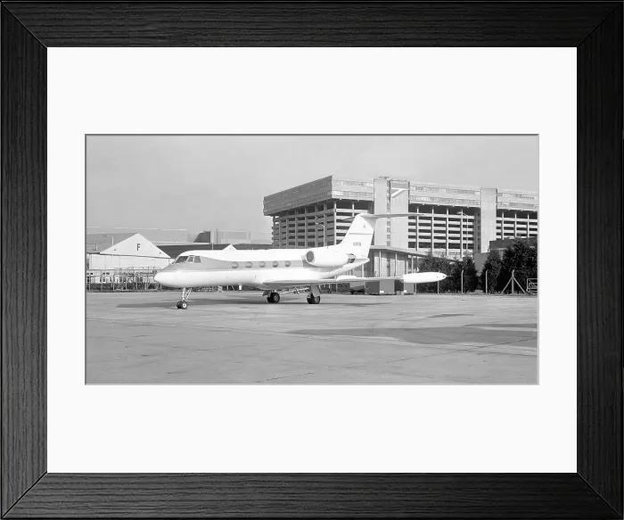 Framed Print : Grumman G-1159 Gulfstream II N13RN Framed Print : Grumman G-1159 Gulfstream II N13RN