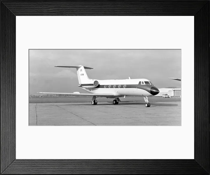 Framed Print : Grumman G-1159 Gulfstream II N7789