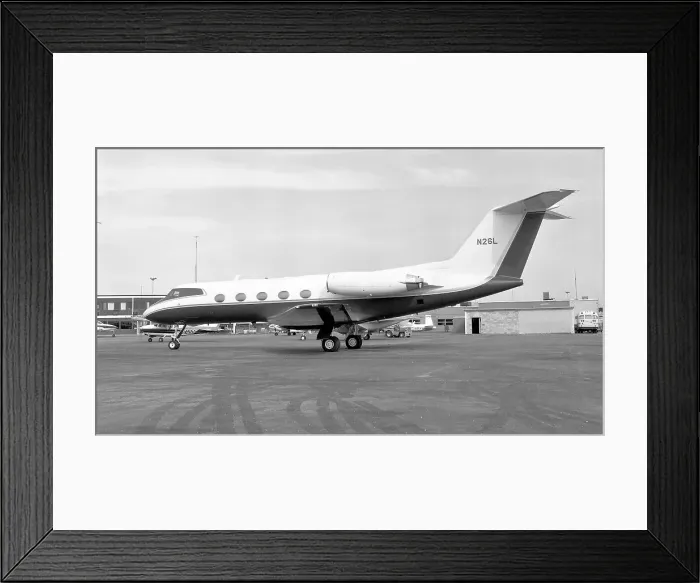 Framed Print : Grumman G-1159 Gulfstream II N26L Framed Print : Grumman G-1159 Gulfstream II N26L