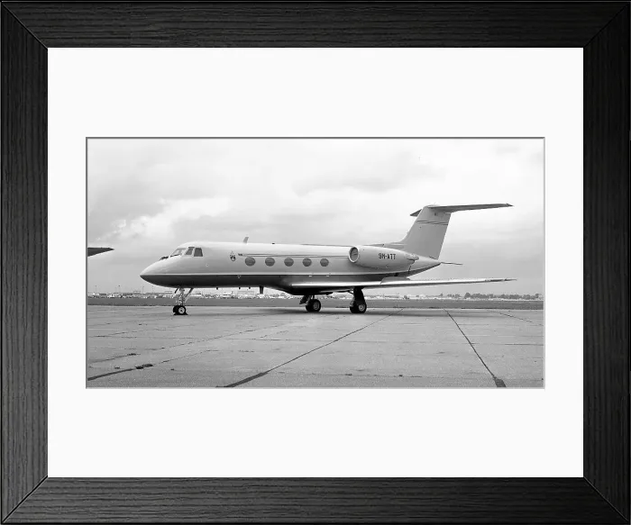 Framed Print : Grumman G-1159 Gulfstream II 9M-ATT Framed Print : Grumman G-1159 Gulfstream II 9M-ATT