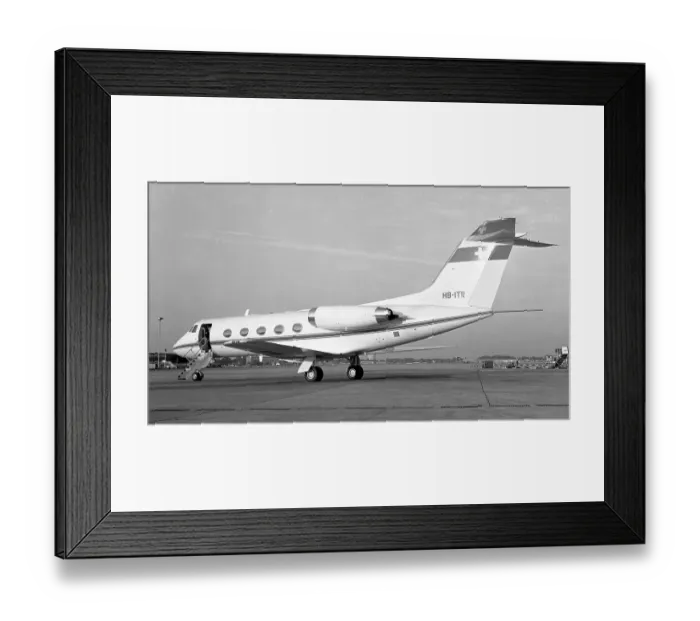 Framed Print : Grumman G-1159 Gulfstream II HB-ITR Framed Print : Grumman G-1159 Gulfstream II HB-ITR