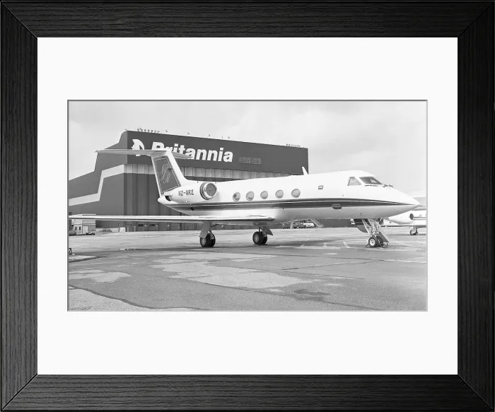 Framed Print : Gulfstream III HZ-NR2 Framed Print : Gulfstream III HZ-NR2