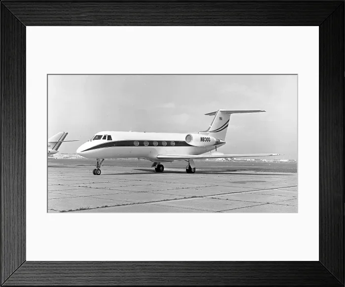 Framed Print : Grumman G-1159 Gulfstream II N830G Framed Print : Grumman G-1159 Gulfstream II N830G