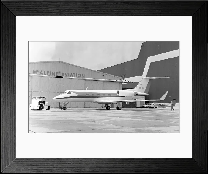 Framed Print : Gulfstream III N874RA Framed Print : Gulfstream III N874RA