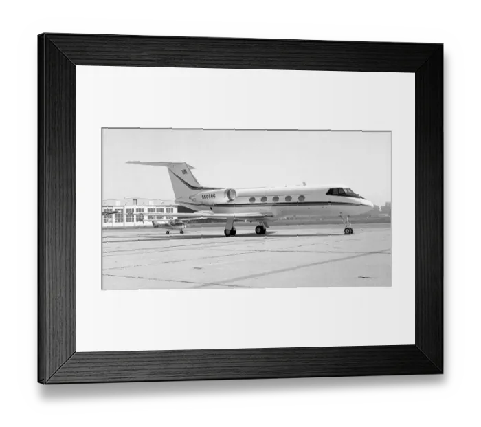 Framed Print : Grumman G-1159 Gulfstream II N5000G Framed Print : Grumman G-1159 Gulfstream II N5000G