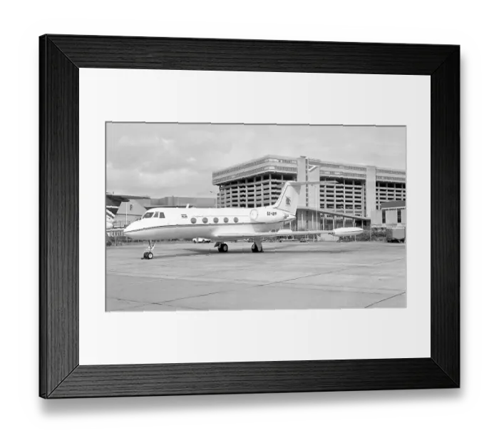 Framed Print : Grumman G-1159 Gulfstream II 5X-UPF Framed Print : Grumman G-1159 Gulfstream II 5X-UPF