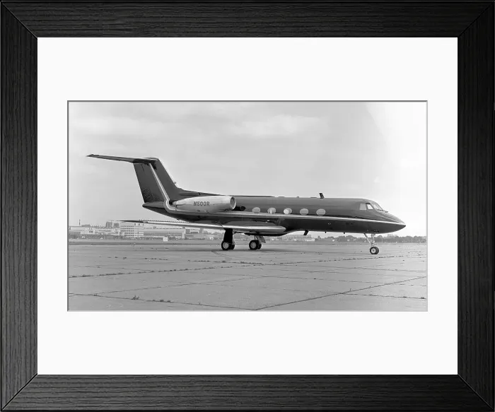 Framed Print : Grumman G-1159 Gulfstream II N500R Framed Print : Grumman G-1159 Gulfstream II N500R