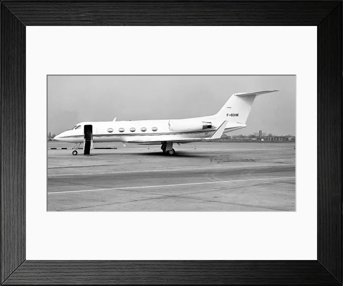 Framed Print : Gulfstream III F-GDHK