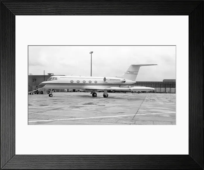 Framed Print : Grumman G-1159 Gulfstream II N910S Framed Print : Grumman G-1159 Gulfstream II N910S