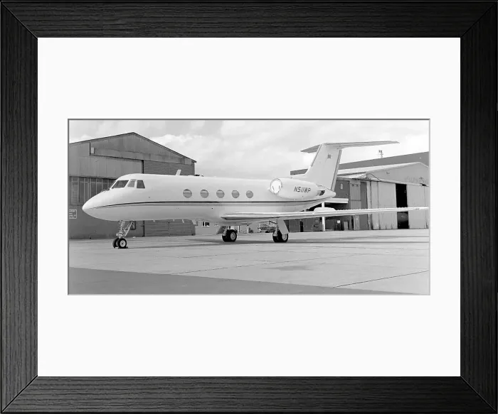 Framed Print : Grumman G-1159 Gulfstream IISP N511WP Framed Print : Grumman G-1159 Gulfstream IISP N511WP
