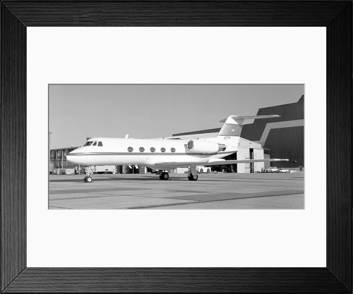 Framed Print : Grumman G-1159 Gulfstream II N71TP Framed Print : Grumman G-1159 Gulfstream II N71TP