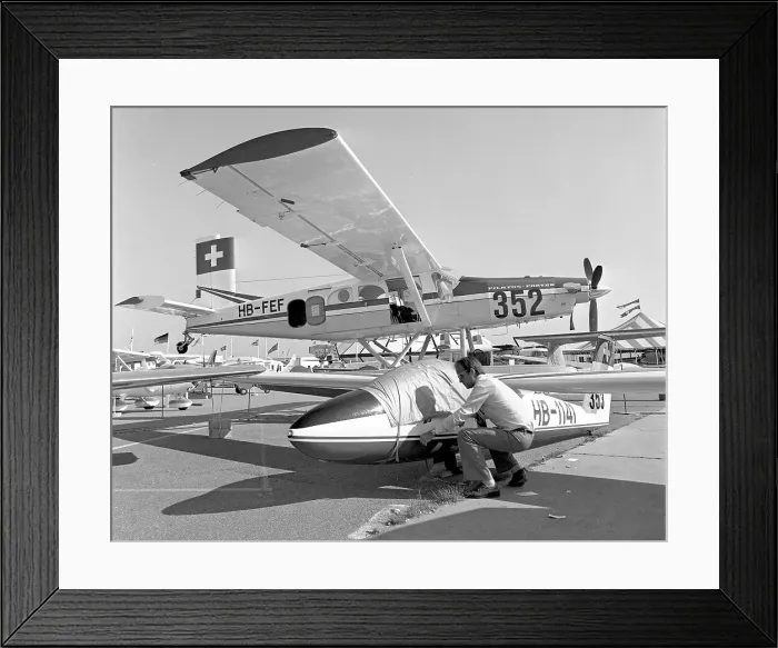 Framed Print : Pilatus PC-6 Turbo-Porter HB-FEF Framed Print : Pilatus PC-6 Turbo-Porter HB-FEF