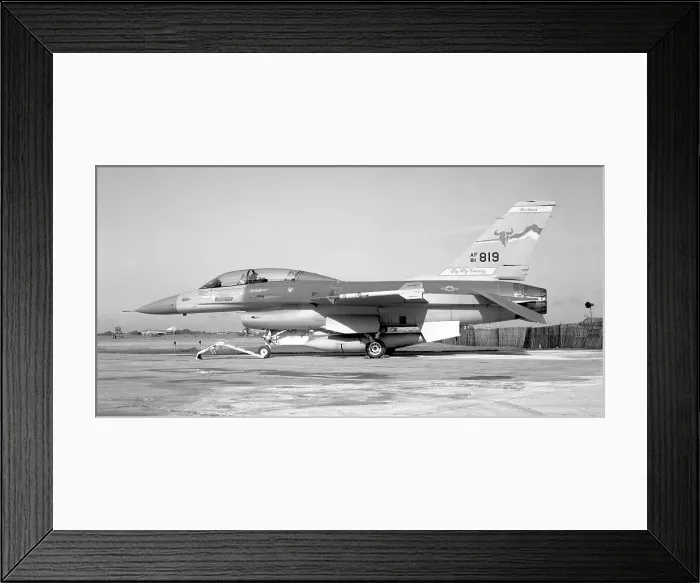 Framed Print : General Dynamics F-16B Fighting Falcon 81-0819 Framed Print : General Dynamics F-16B Fighting Falcon 81-0819