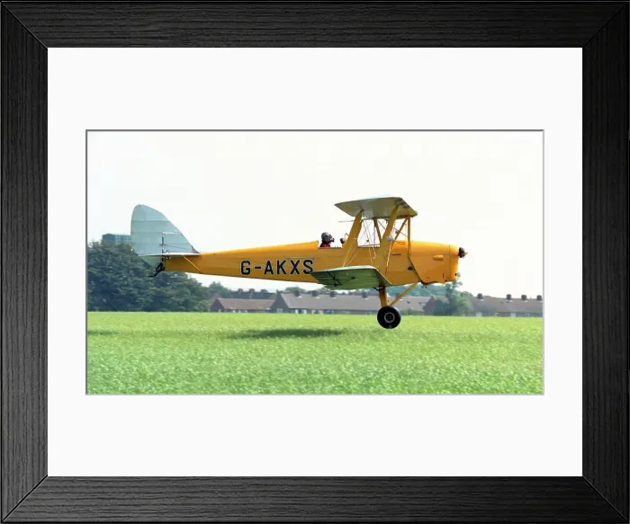 Framed Print : de Havilland DH. 82A Tiger Moth G-AKXS Framed Print : de Havilland DH. 82A Tiger Moth G-AKXS