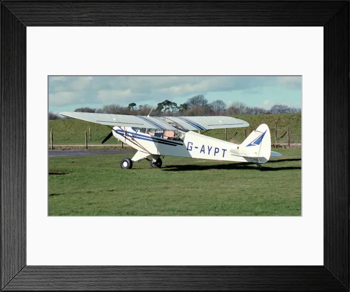 Framed Print : Piper PA-18C Super Cub G-AYPT Framed Print : Piper PA-18C Super Cub G-AYPT