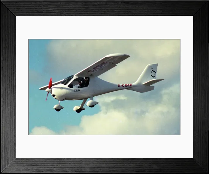 Framed Print : Flight Design CT2K G-CBIE Framed Print : Flight Design CT2K G-CBIE