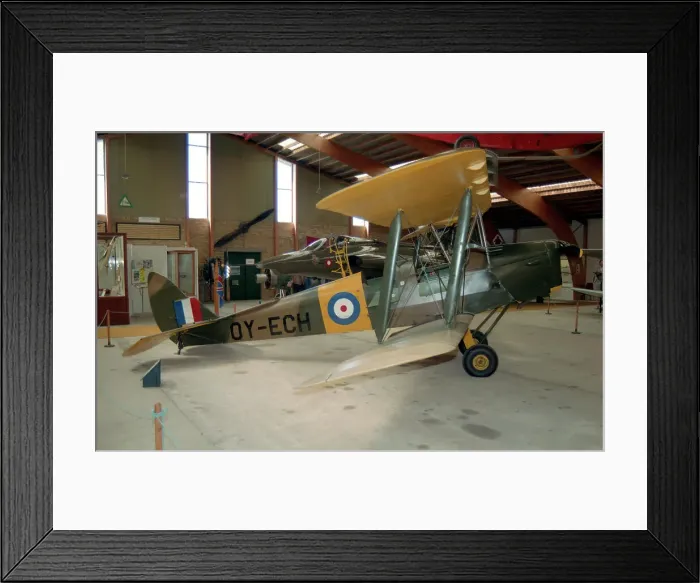 Framed Print : de Havilland DH-82A Tiger Moth II OY-ECH Framed Print : de Havilland DH-82A Tiger Moth II OY-ECH