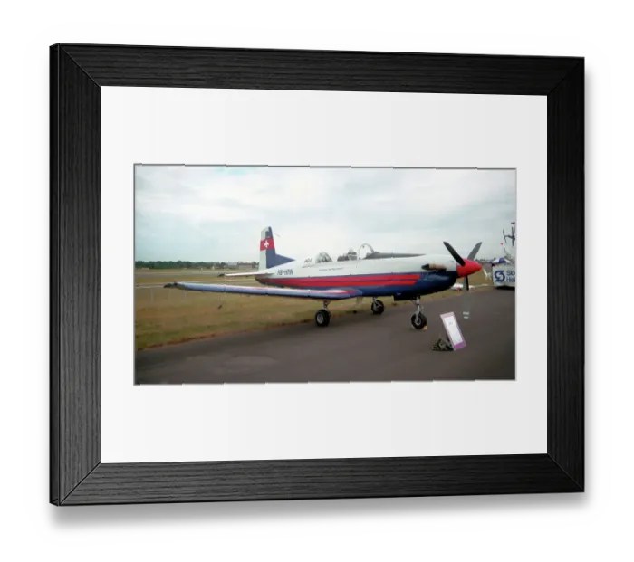 Framed Print : Pilatus PC-7 HB-HMN Framed Print : Pilatus PC-7 HB-HMN
