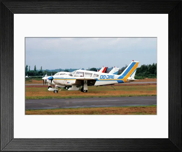 Framed Print : Piper PA-28R Cherokee Arrow OO-JAE Framed Print : Piper PA-28R Cherokee Arrow OO-JAE