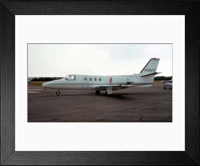 Framed Print : Cessna 501 Citation I-SP N66AG Framed Print : Cessna 501 Citation I-SP N66AG