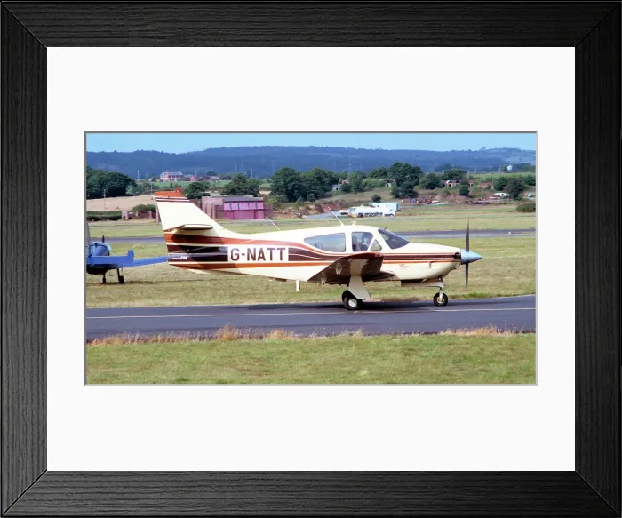 Framed Print : Rockwell Commander 114A G-NATT Framed Print : Rockwell Commander 114A G-NATT