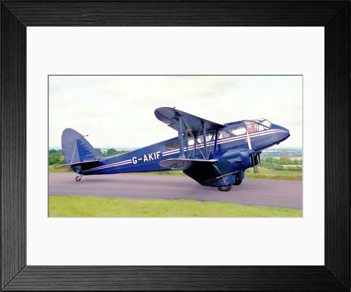 Framed Print : de Havilland DH. 89a Dragon Rapide G-AKIF Framed Print : de Havilland DH. 89a Dragon Rapide G-AKIF