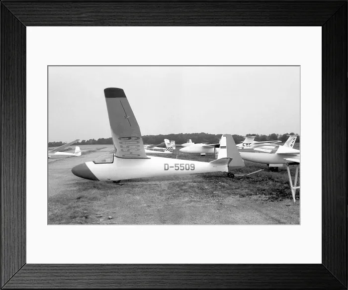 Framed Print : Schleicher Ka-6CR D-5509 Framed Print : Schleicher Ka-6CR D-5509