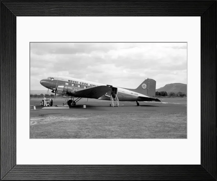 Framed Print : Douglas DC-3 ZK-AOD Framed Print : Douglas DC-3 ZK-AOD